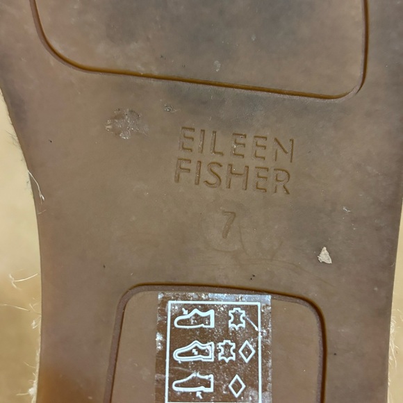 Eileen Fisher Lala Leather Espadrille Flat Black 7 - Picture 6 of 6